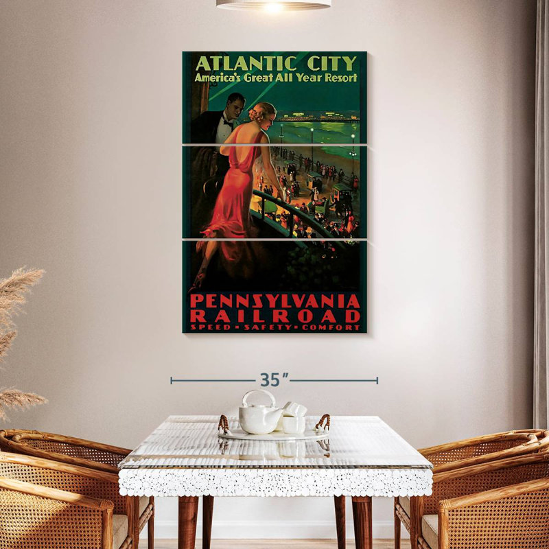 Senne Travel Rail Atlantic City, H 57 po x l 36 po