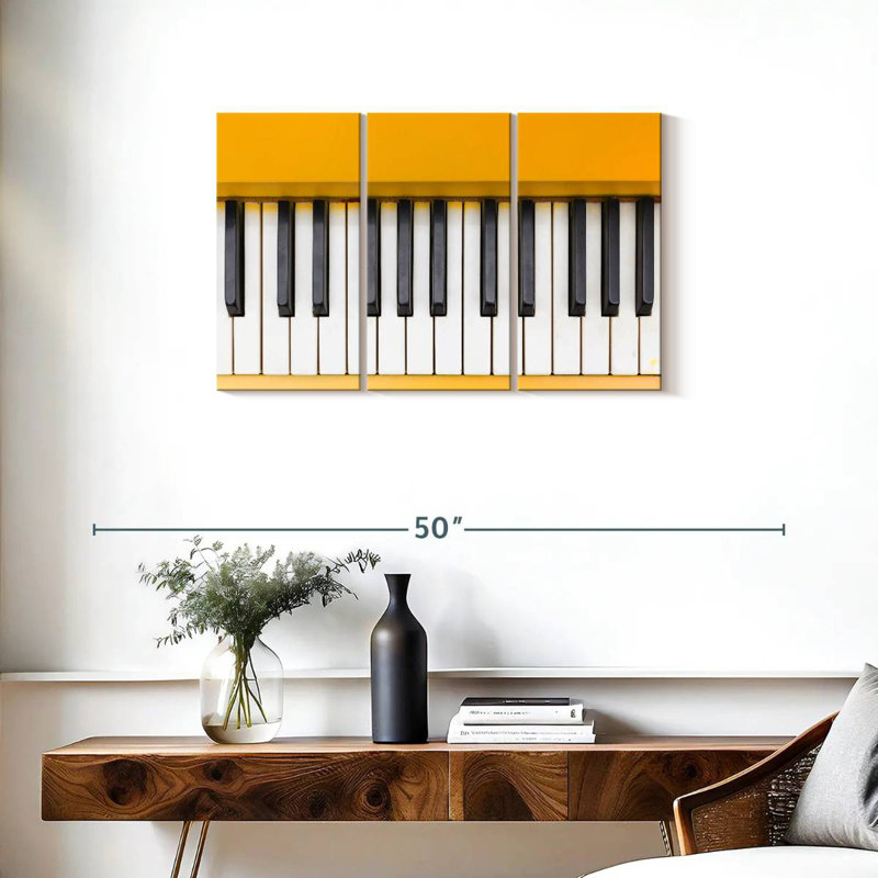 Abarca Bright Piano, 20" H x 33" W