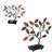 Jewelry Tree Stand with Bird Nest – 48 Pair Earring Holder & Necklace Organizer, Metal Display Rack-56671856