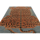 Burano Hand Knotted Wool Animal Print Area Rug