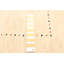 Tapis beige Kashkuli Gabbeh 4 pi 1 po x 5 pi 8 po