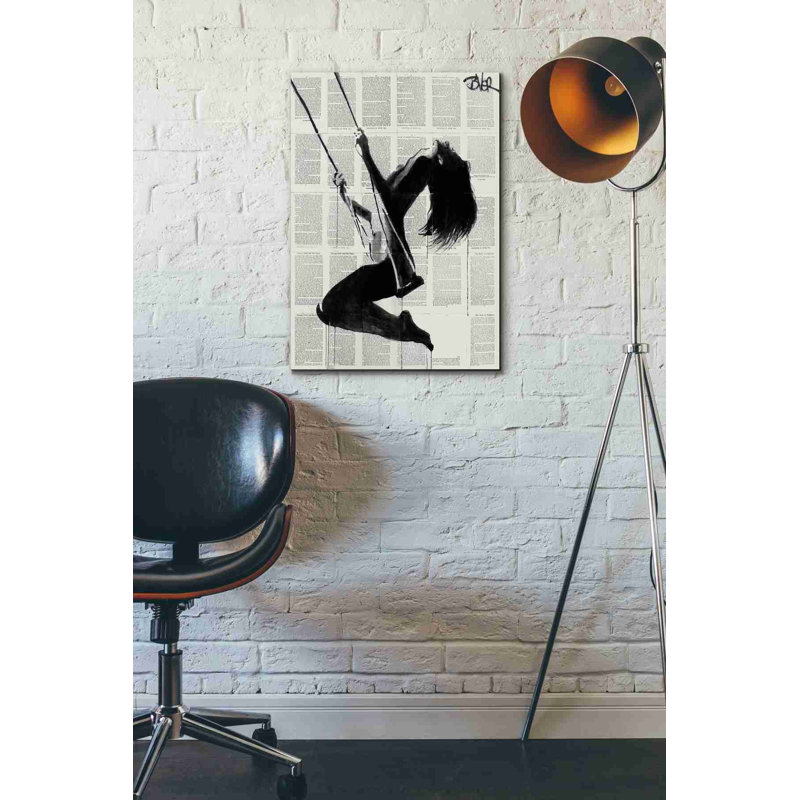 «The Lightness of Being Again» par Loui Jover, art mural sur toile, H 26 po x l 18 po x P 1,25 po