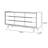 Rounded Groove Handle Buffet Table-1316281411