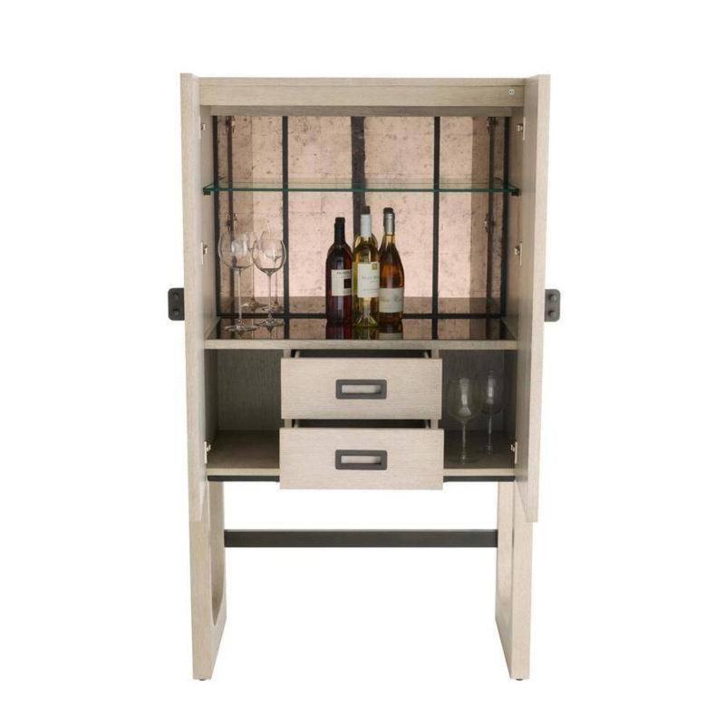 Jermaine Solid Wood Bar Cabinet