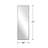 Koudia Metal Framed Standing Mirror-2140551537-2019603452