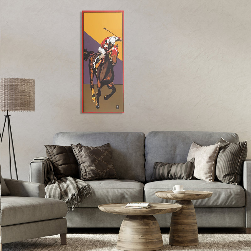 Toile extensible The Race, conception de Jadei, H 30 po x l 13 po