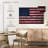 Borges Tree Stump American Flag