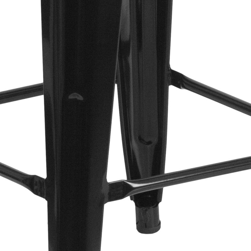 Tabouret à hauteur de comptoir 24 po Gladus, Noir, 1, Tabouret de comptoir (assise de 24 po de hauteur)