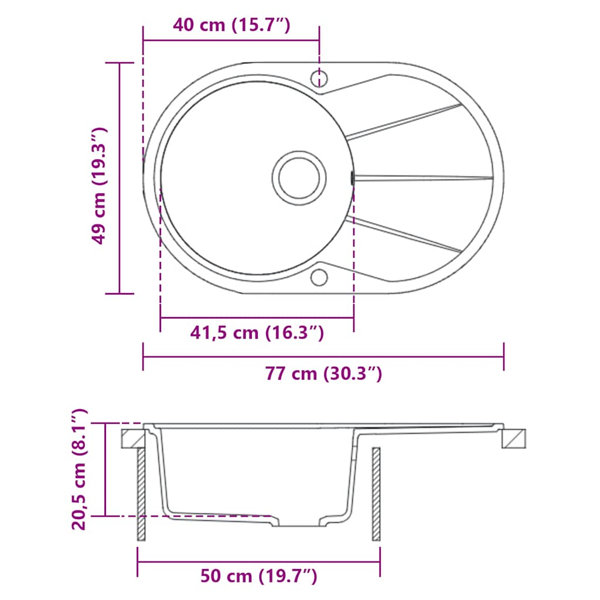Dimensions du produit