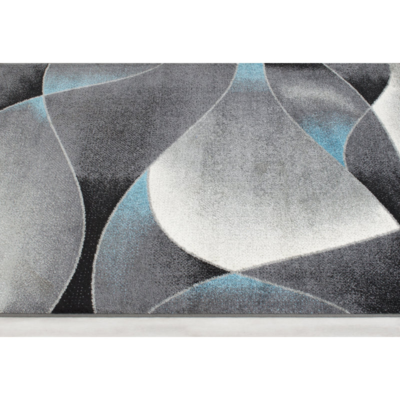 Hartlepool Abstract Indoor Rug, Rectangle 5' x 7'