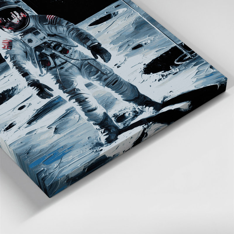 «Space» par Neil Armstrong, H 16 po x l 20 po