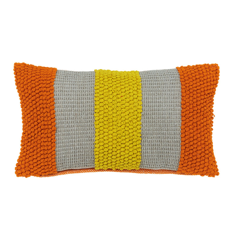 Isla Cushion, Orange Striped
