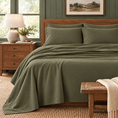 100% Turkish Cotton Flannel Sheet Sets