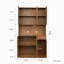 70,87 po de hauteur avec garde-robe et armoire de cuisine, avec 6 portes, 1 tablette ouverte et 1 tiroir pour la chambre à coucher-833688320
