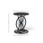 Vintage Industrial Wheel Design Side Table with Multi-Functional Use