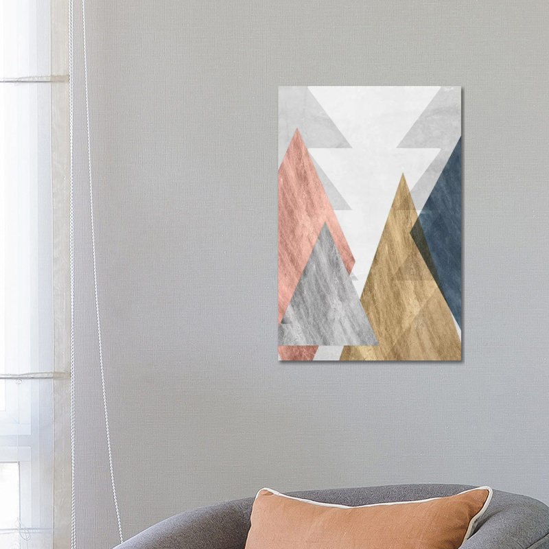 Peaks II 1 Piece Wrapped Canvas Painting, 66.04 cm H x 45.72 cm W x 1.91 cm D