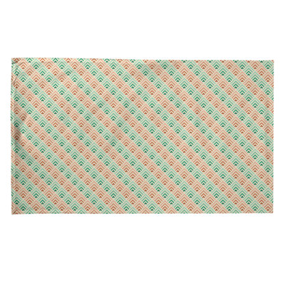 Torchon à motif géométrique à rayures