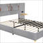 Grand lit plateforme tapissier