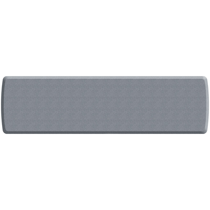 Tapis de cuisine anti-fatigue, tissé Haven, 30 po x 108 po, Harbour Fog