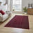 Dubai area rug Machine Woven Rectangle Red-93557180