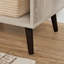 19.7" W Vansant 1 - Drawer Nightstand with Drawer and Open Compartment, Solid Wood Legs-720957644