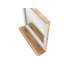 Tyree Wood Flat Wall Mirror