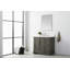 Ensemble de meuble-lavabo autoportant 36 po avec plateau en marbre d'ingénierie Vannes-1551000253