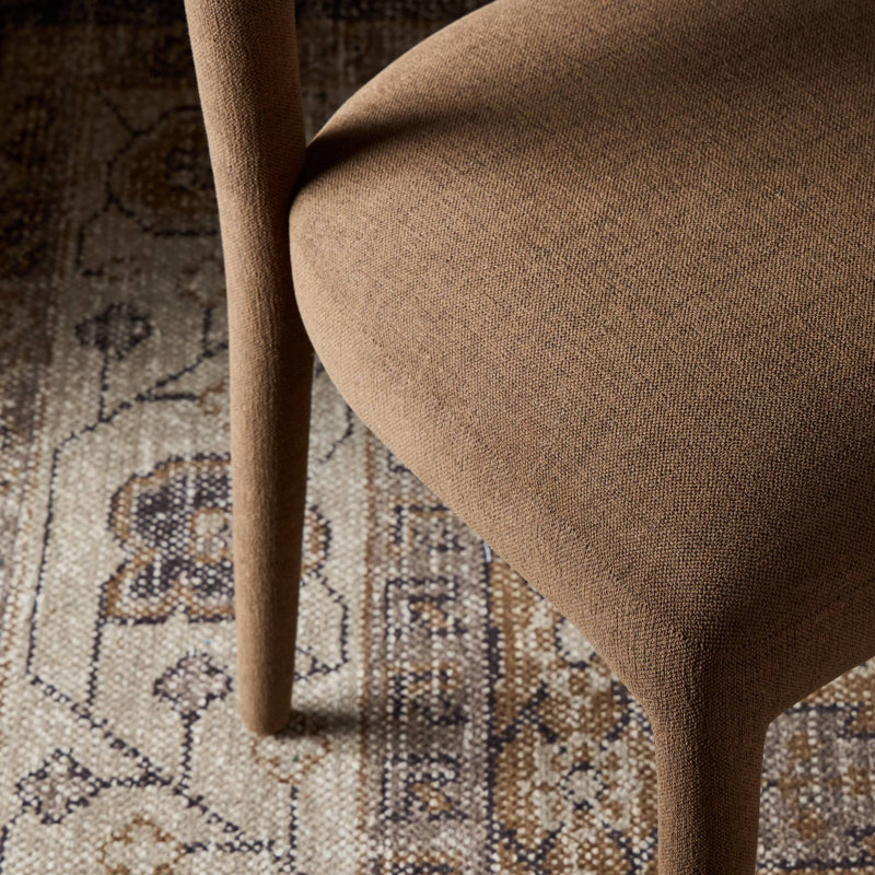 Beverly Dining Chair-Crypton Wayfarer Snow, Crypton Nomad Mushroom