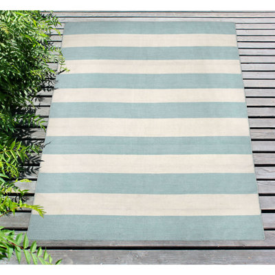 Jonathon Striped Indoor / Outdoor Rug