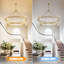 Lustre 48 lumières en acier inoxydable-287780022