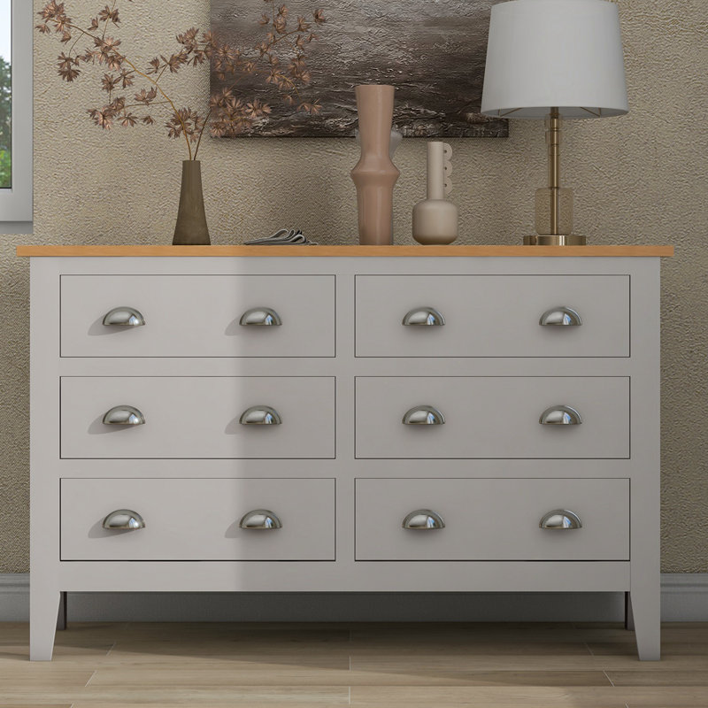 Commode à six tiroirs