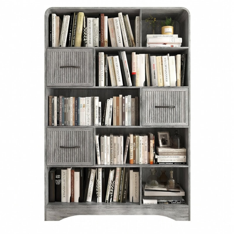 Bookcase 48x70 - Grey, Gray