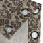 Rideau à œillets à 2 panneaux East Urban Home Vintage, 50 po, beige noir-106353710