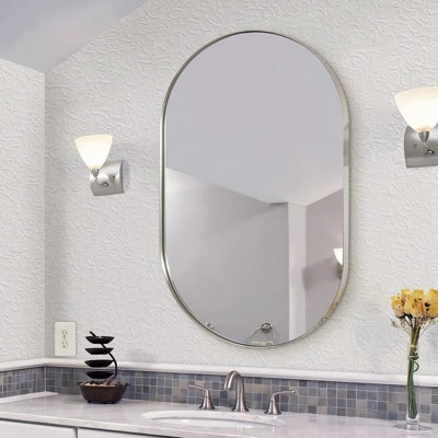 Miroir mural de salle de bain Kaitlee