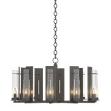 New Town 10 - Light Unique/Statement Wagon Wheel Chandelier