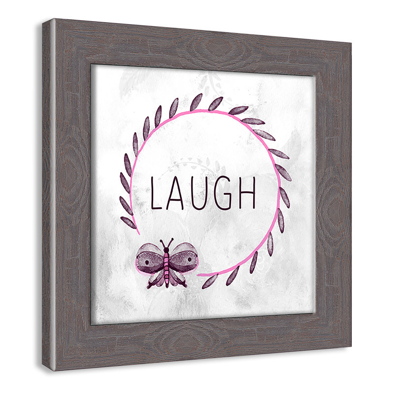 Adhésif décoratif 1 pi My Girl, Encadré plat à grain de bois gris, H 8 po x l 8 po x P 0,6 po