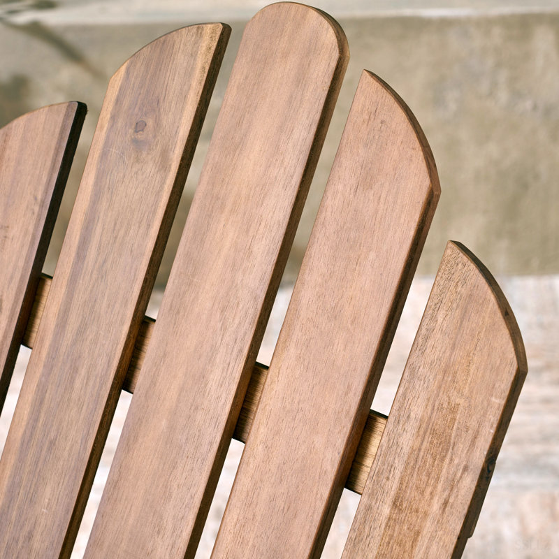Chaise berçante Hollywood Adirondack, Marron foncé