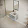 Fresca Formosa 24" Wall Mount Floating Single Sink Bathroom Vanity with Top and Sink (Faucet Not Included)
