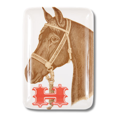 ALPHABET VALET TRAY HORSE