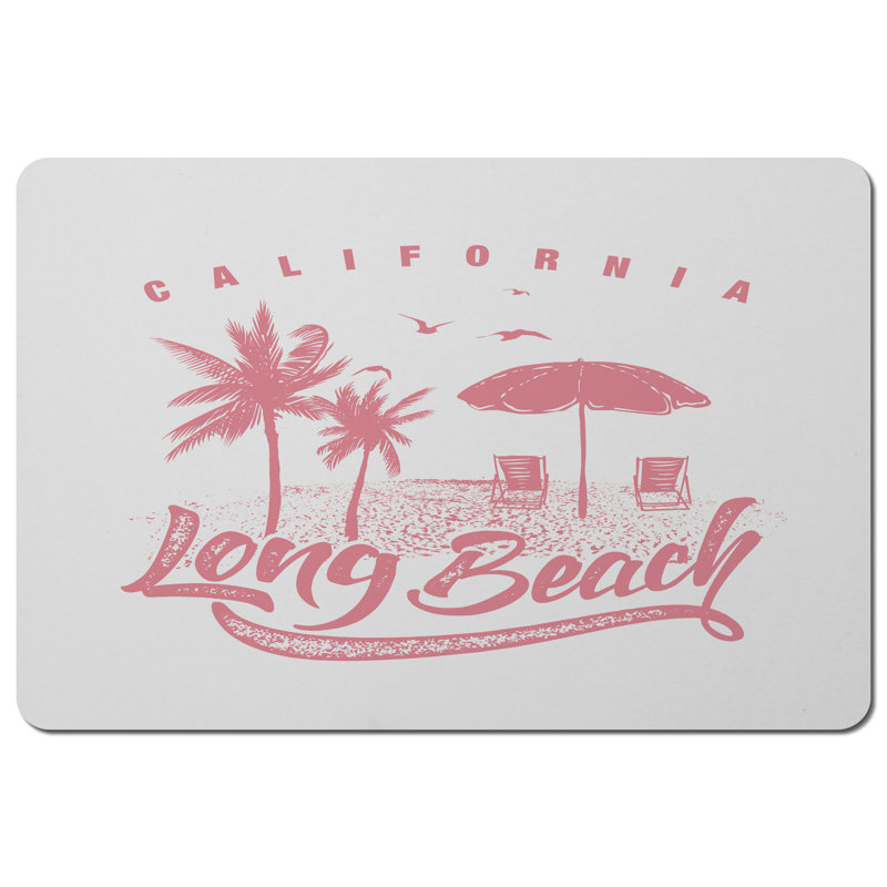 Sarai Polyester-Coated Hardboard No Pattern Rectangle Placemat