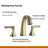 Widespread 2-handle Bathroom Faucet with Drain Assembly-58689373