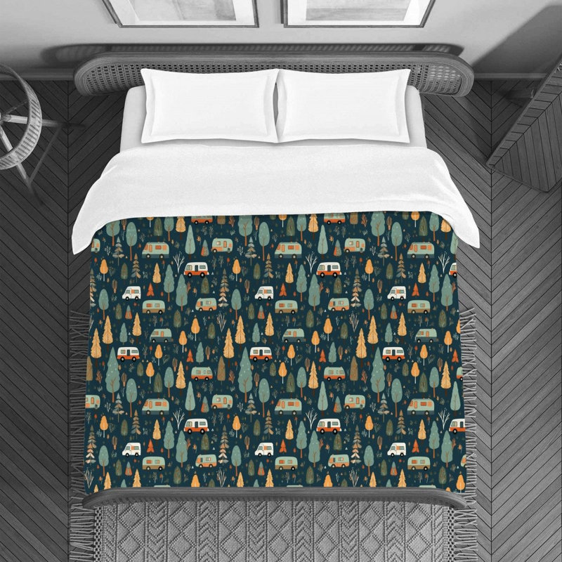 Polyester Machine Printed Duvet Cover, King Duvet Cover