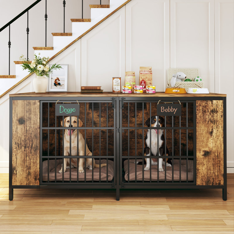 Meuble de rangement pour chien 63 po