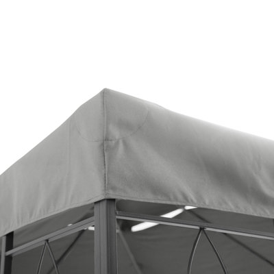 Milanna Dakota Fields Grey Plastic Roof for Gazebo