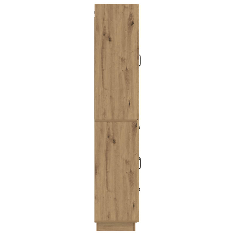 3 -Door 3 Storage Cabinet, Artisan Oak