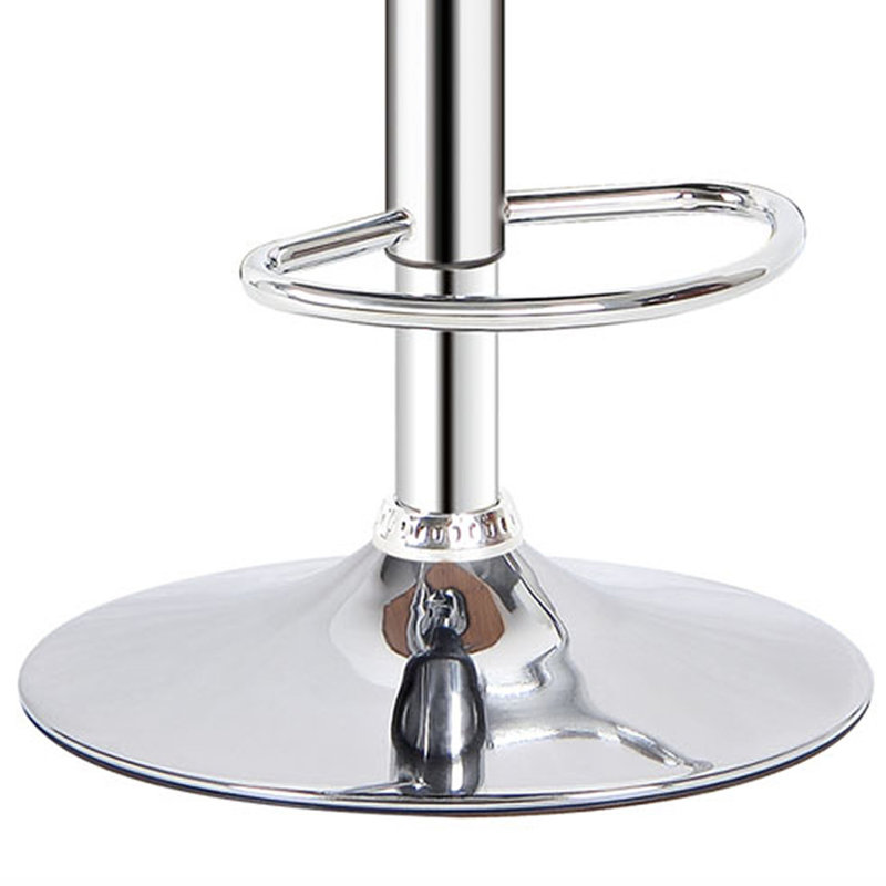 Swivel Upholstered Adjustable Height Counter Stool, Gold