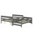 Twin XL Over Queen Bunk Bed With Ladder-439345931