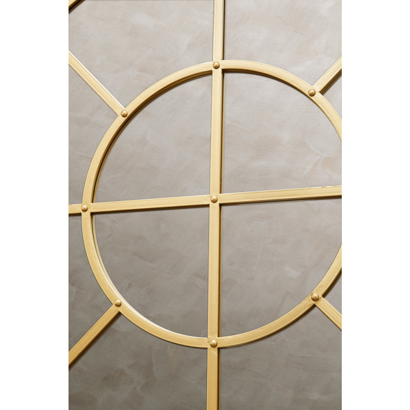 Anacari Metal Flat Wall Mirror