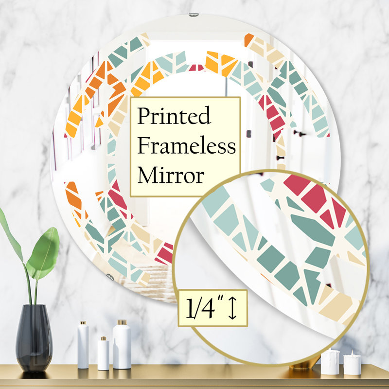 Miroir mural Space Diamond X, H 31,5 po x l po