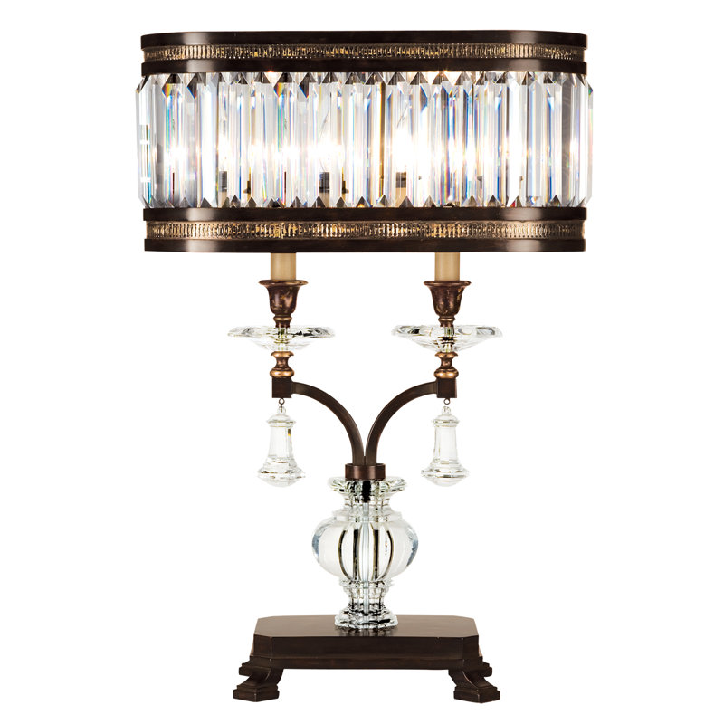 Eaton Place Metal Table Lamp, Rustic Iron
